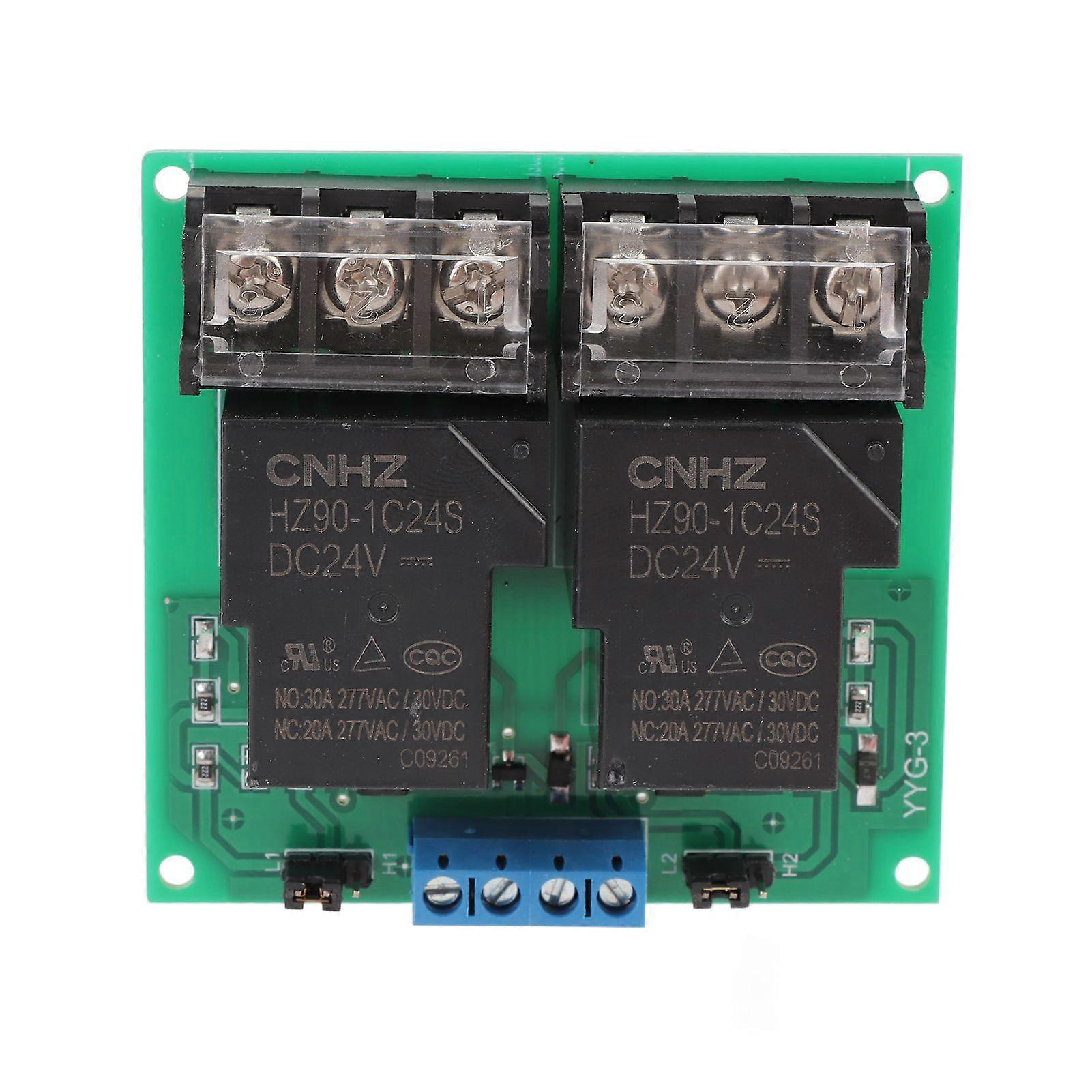 2 Channel Relay 30A Stable Performance Relay Module for Automation Equipment Industrial Control