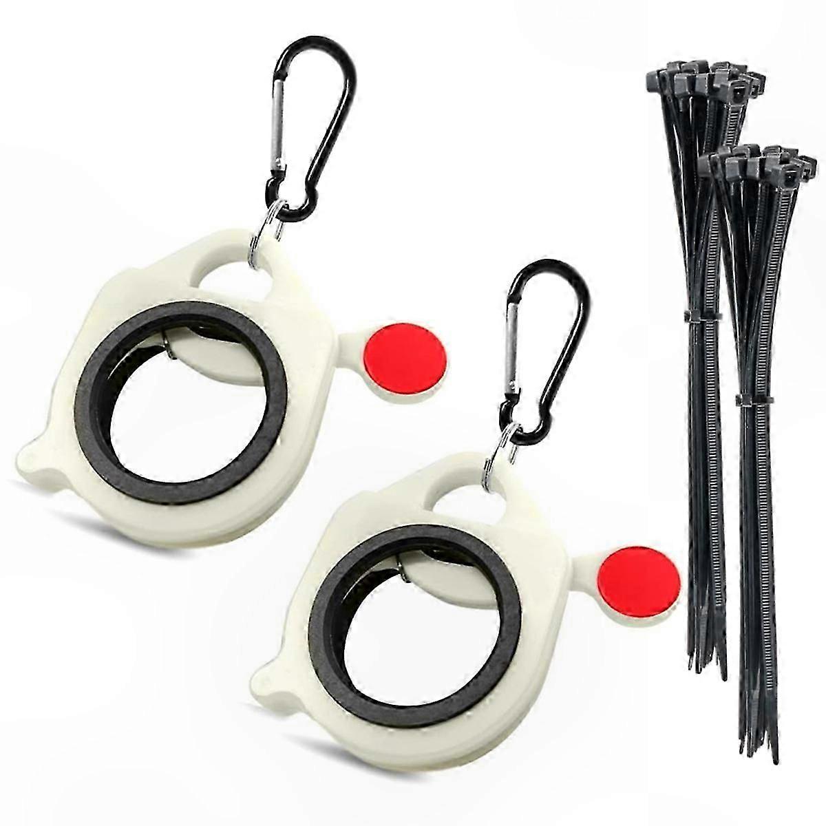 2-Pack Heavy Duty Zip Tie Organizer for Tool Belts, Durable Cable Management Solution