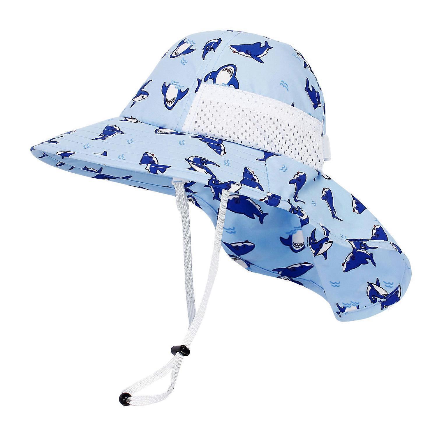 Children's sun hats, S/M/L sizes, quick-drying, breathable, with multiple prints for sun protection