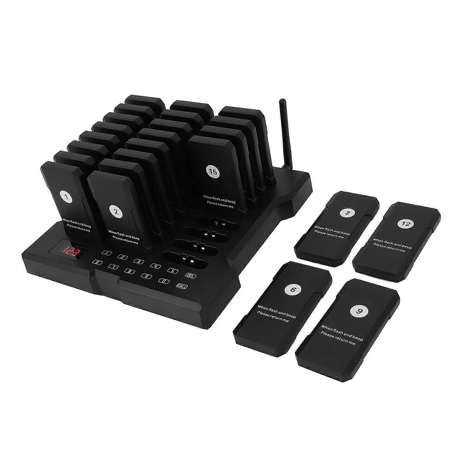 1-24 Wireless Calling System 800M Range AU Plug 230x226x31mm
