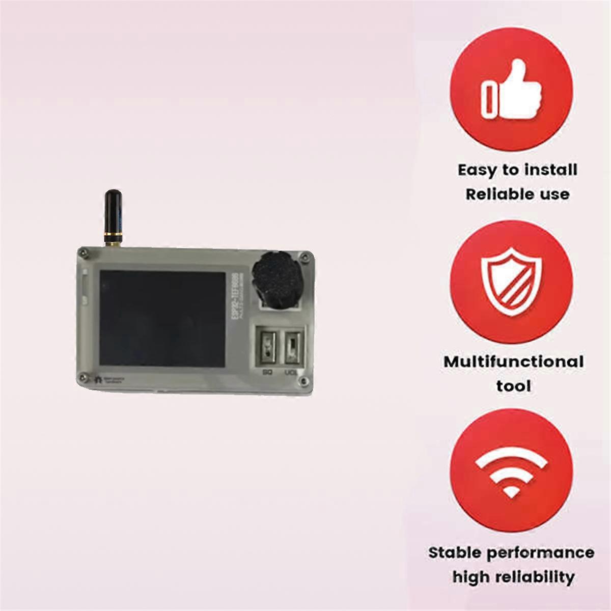 Mini TEF6686 Radio ESP32 Full Band Radio Receiver FM/LW/MW/SW Radio Receiver 2.0 Inch IPS Screen
