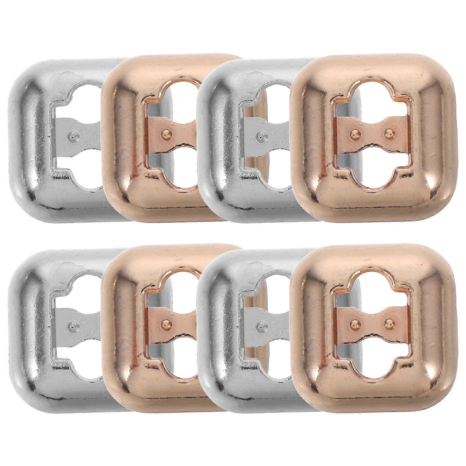 8pcs Shoe Boot Lace Hooks Metal Buckle Kit for Shoe Repair and Eyelet Fix