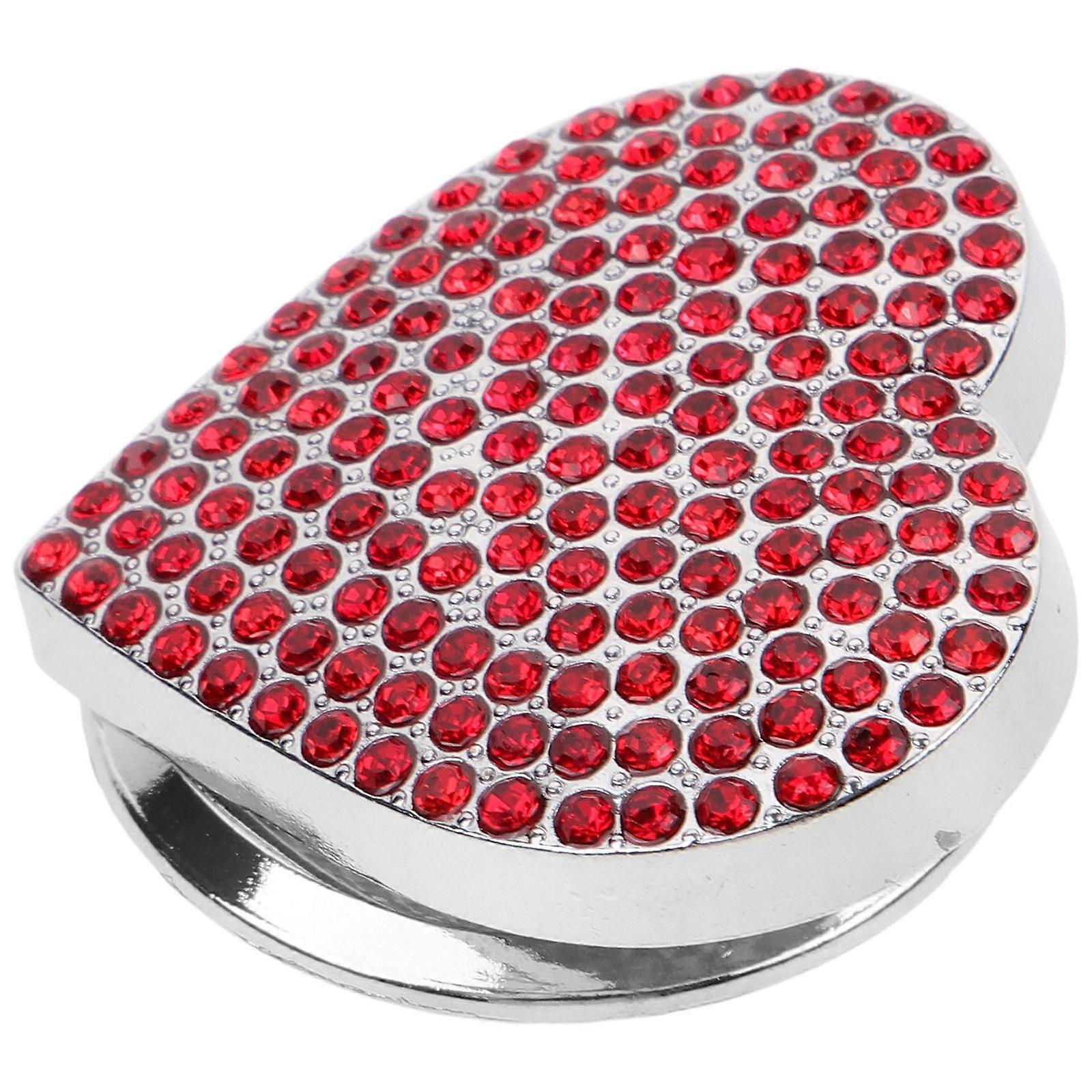 Red Car Engine Start Button Cover for Key Protection and Decoration Made of Zinc Alloy and