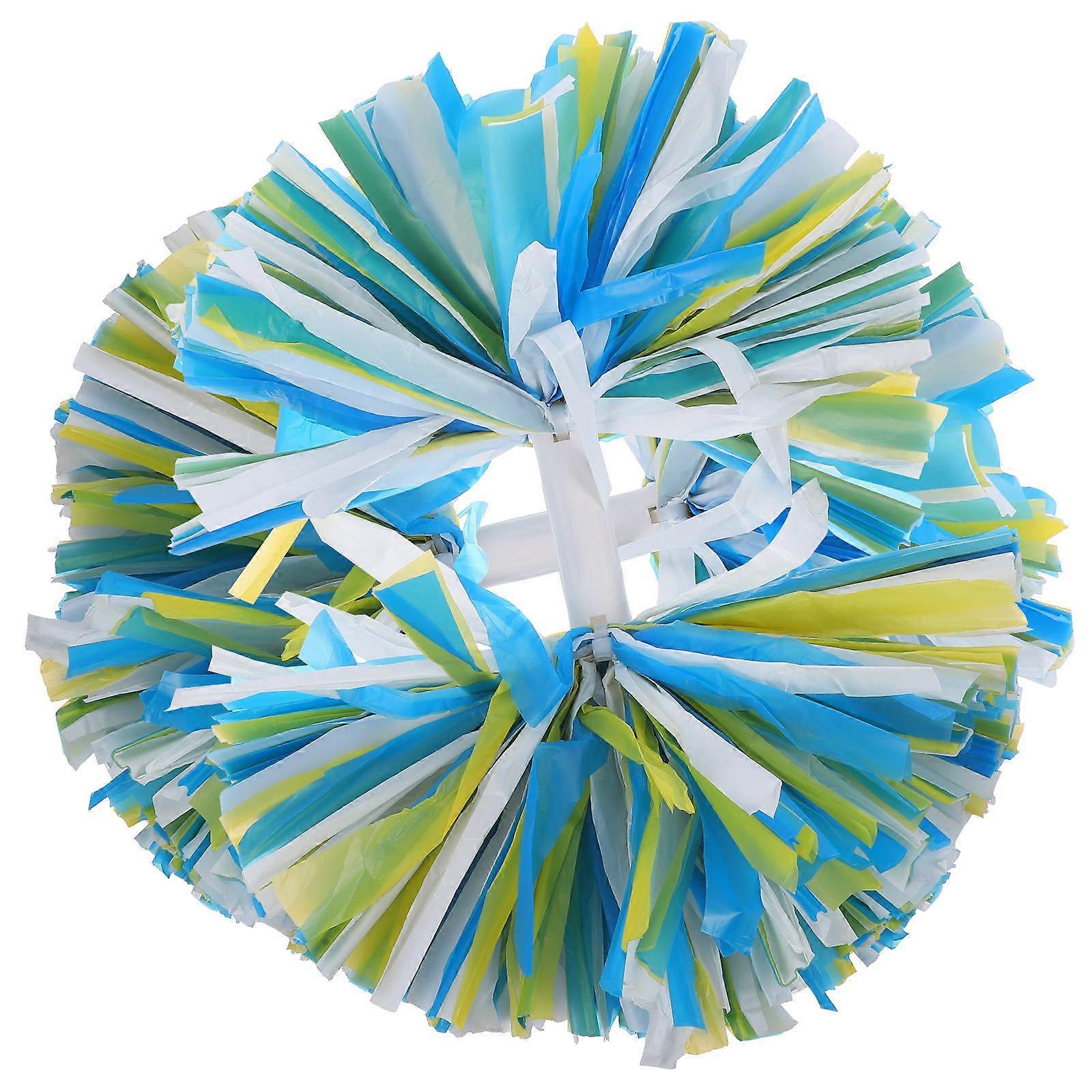 2pcs Cheer Pom Poms Metallic Team Spirit Cheering Pom Poms Cheerleader Accessories