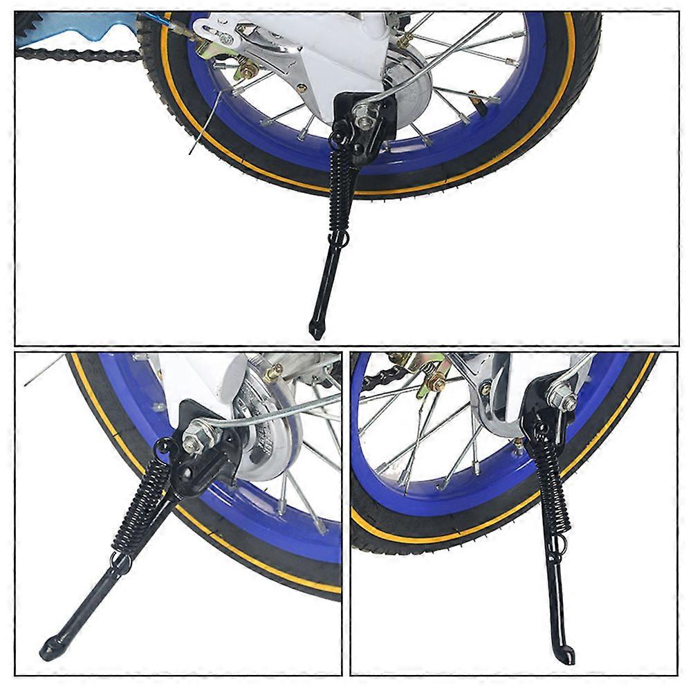 Bike Kickstand for Kids 20 Inch Designed with Nonslip Foot and Durable Carbon Steel Black Color
