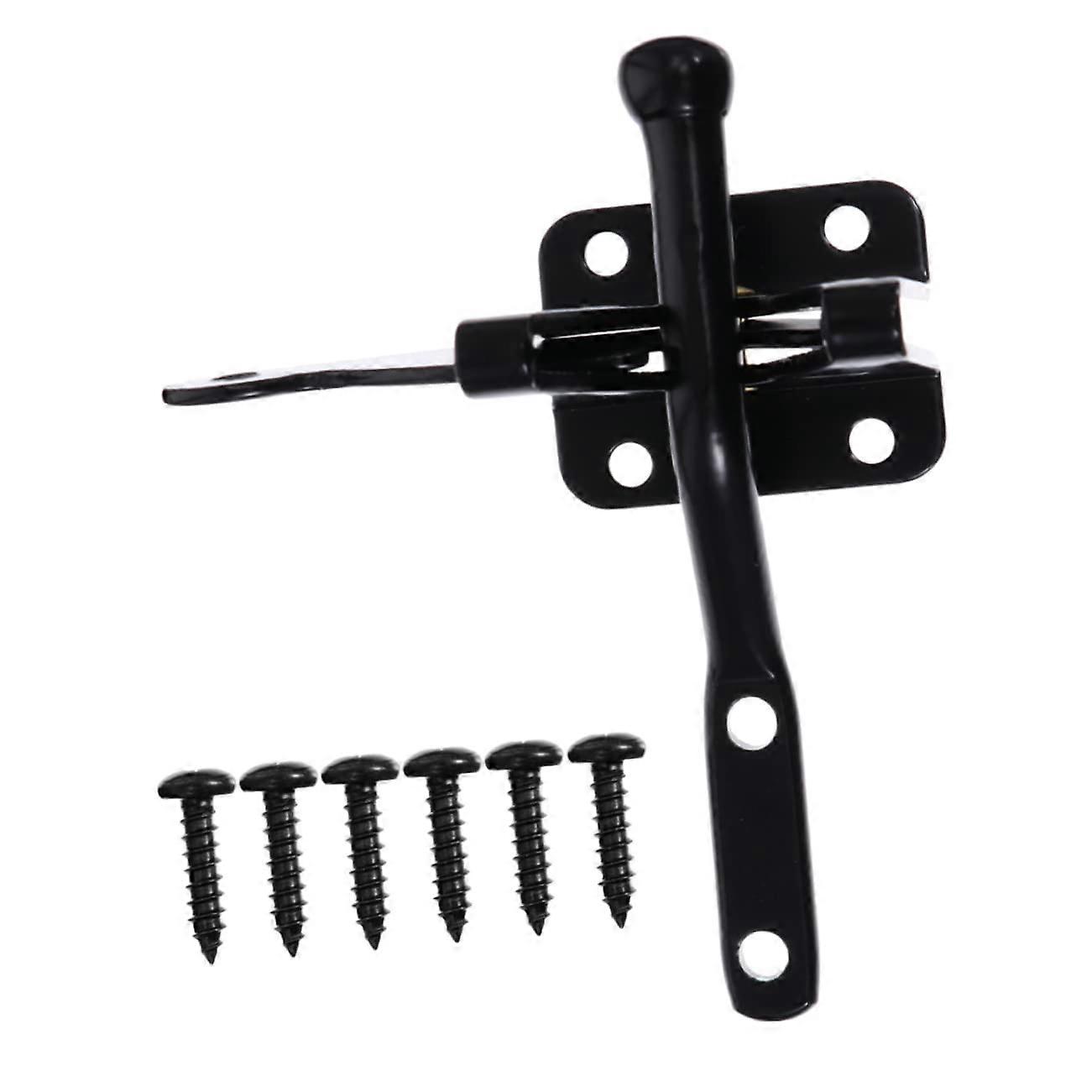 Heavy Duty Gate Latch With Gravity Locking Mechanism For Outdoor Gates And Fences Pet Safety Enhanced Security
