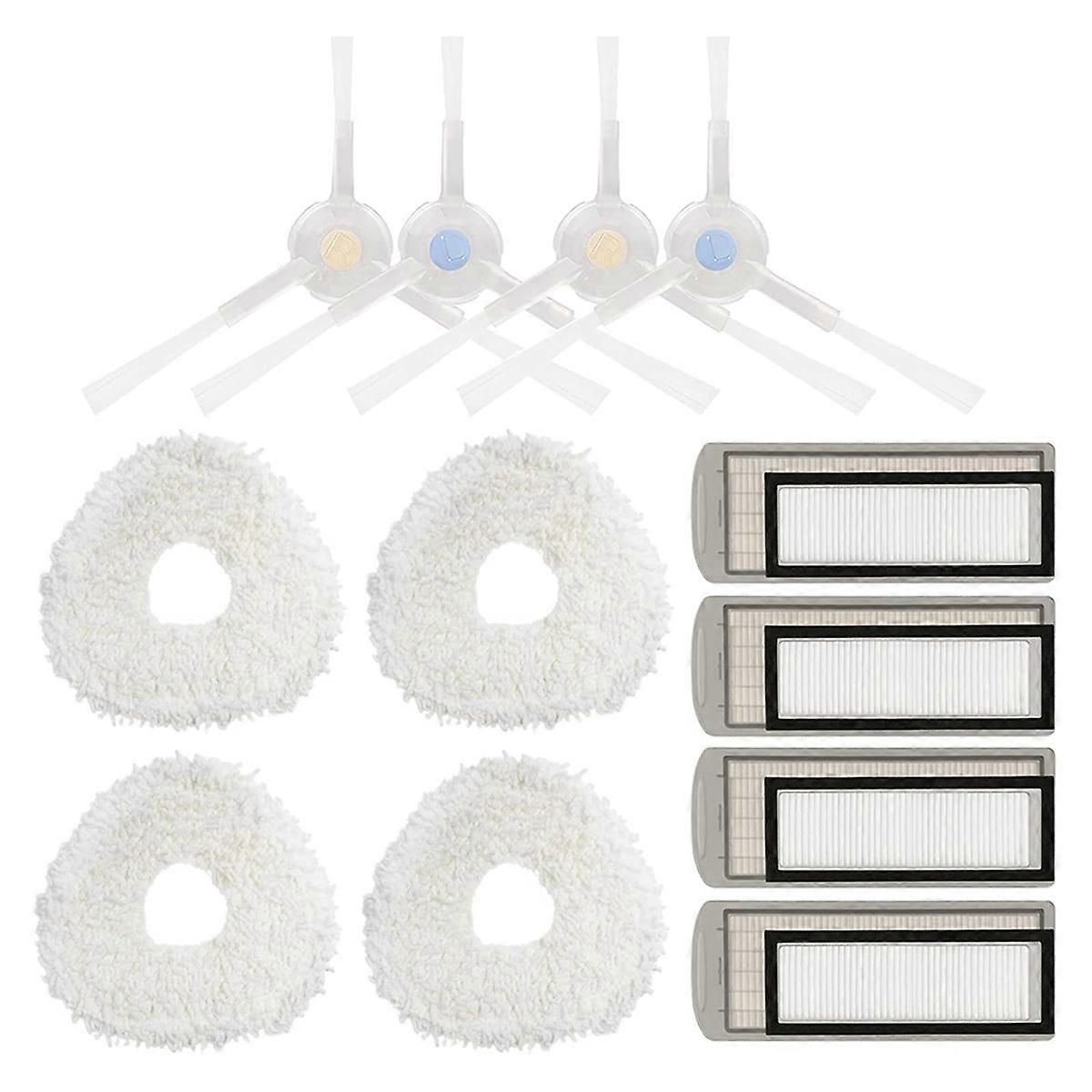 For T10 J1 J2 Robot Vacuum Cleaner Accessories Kit High Efficiency Filter Mop Cloth Side Brush Accessories