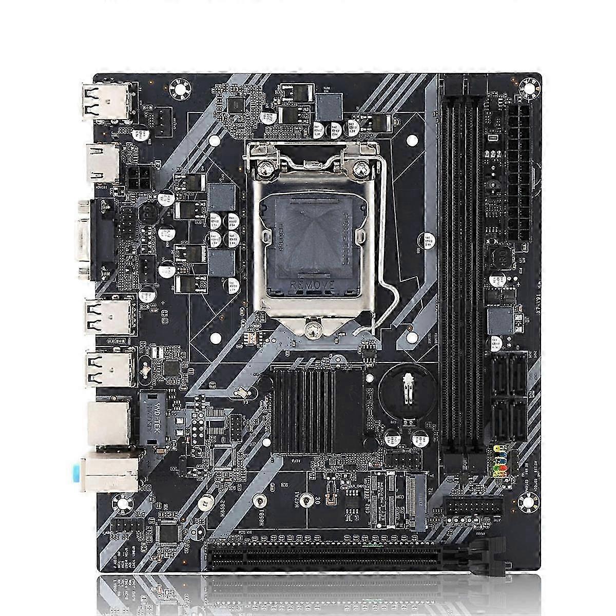 H61-S LGA1155 Pin Motherboard for Desktop Computers with M.2 Support for Second & Third Generation I3 I5 I7 Processors