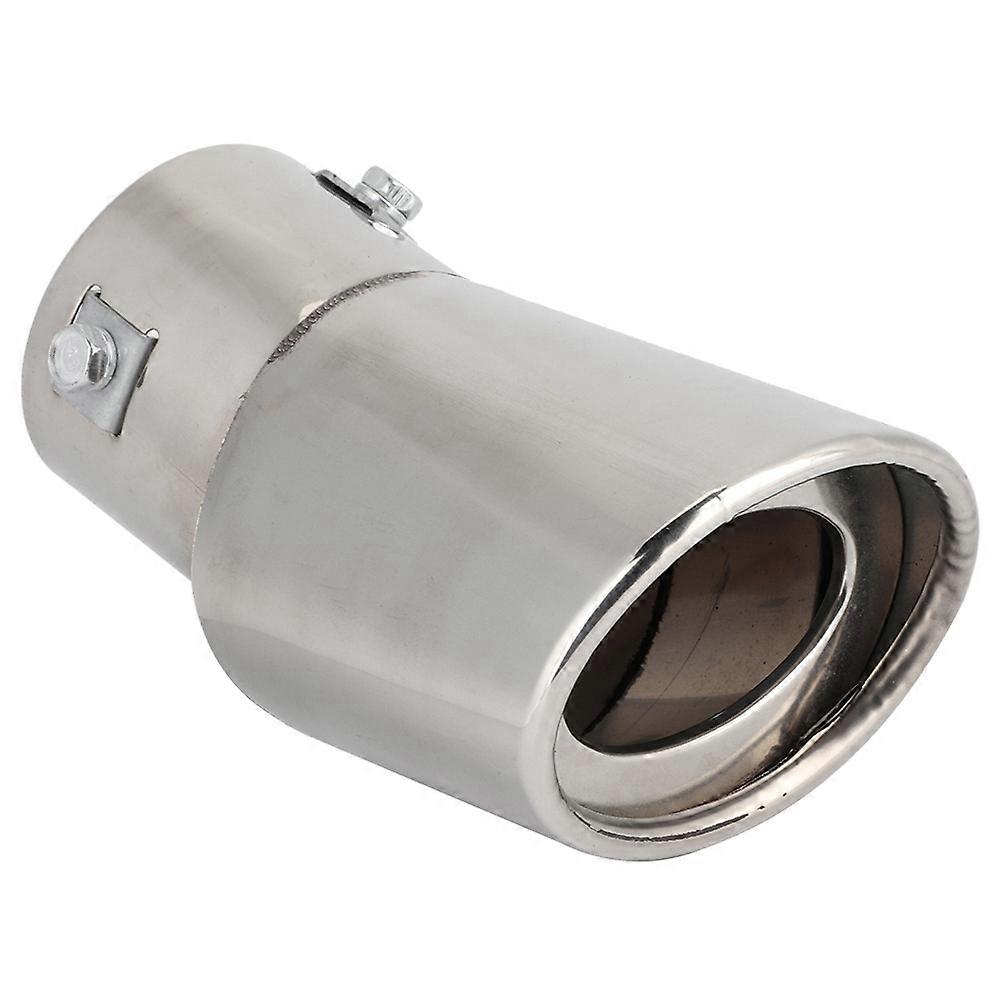 Stainless Steel Universal Car Modified Exhaust Pipe Rear Muffler Tip Tail Throat Oblique Outlet