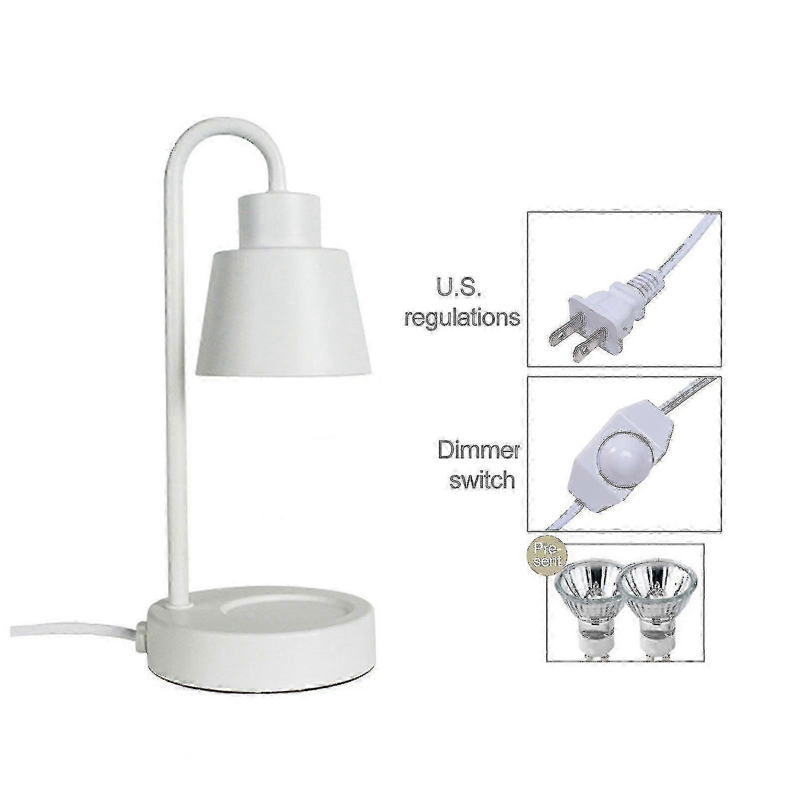 Top Down Candle Warmer Lamp with Adjustable Brightness