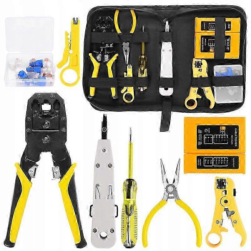 Network Tool Kit Lan Tester Rj45 Crimping Tool Knife German Style