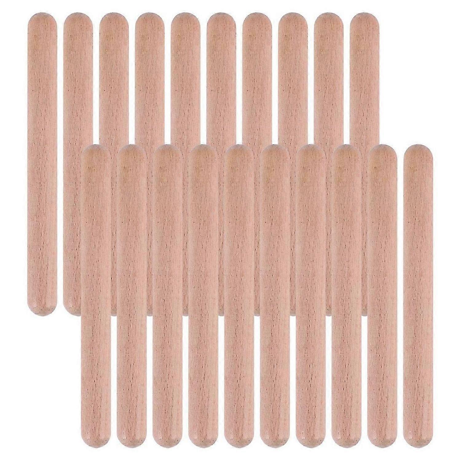20 peças 8 polegadas Kids Rhythm Sticks Music Lummi Sticks