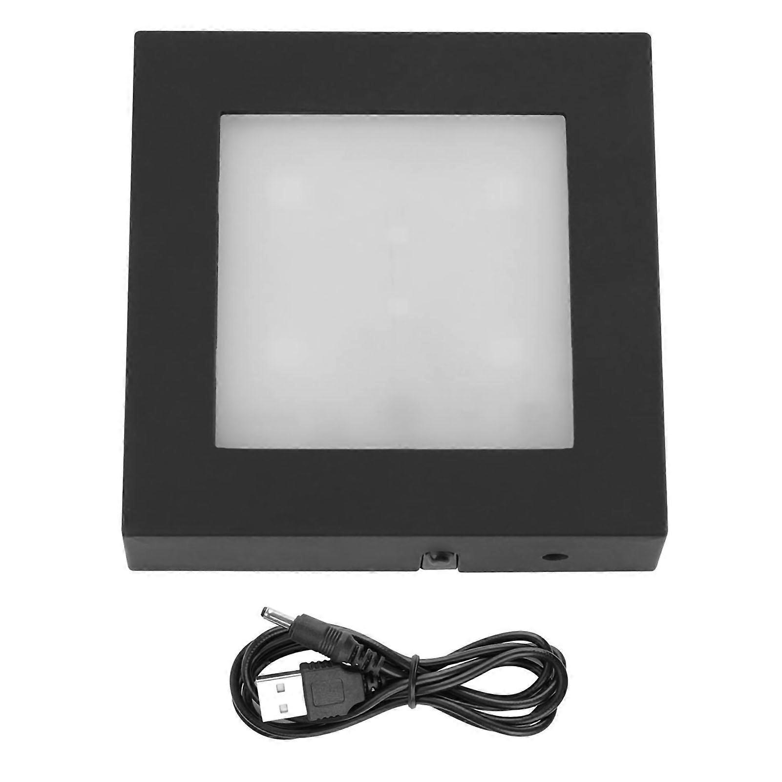 Présentoir à cristaux lumineux LED colorés, base n° 3