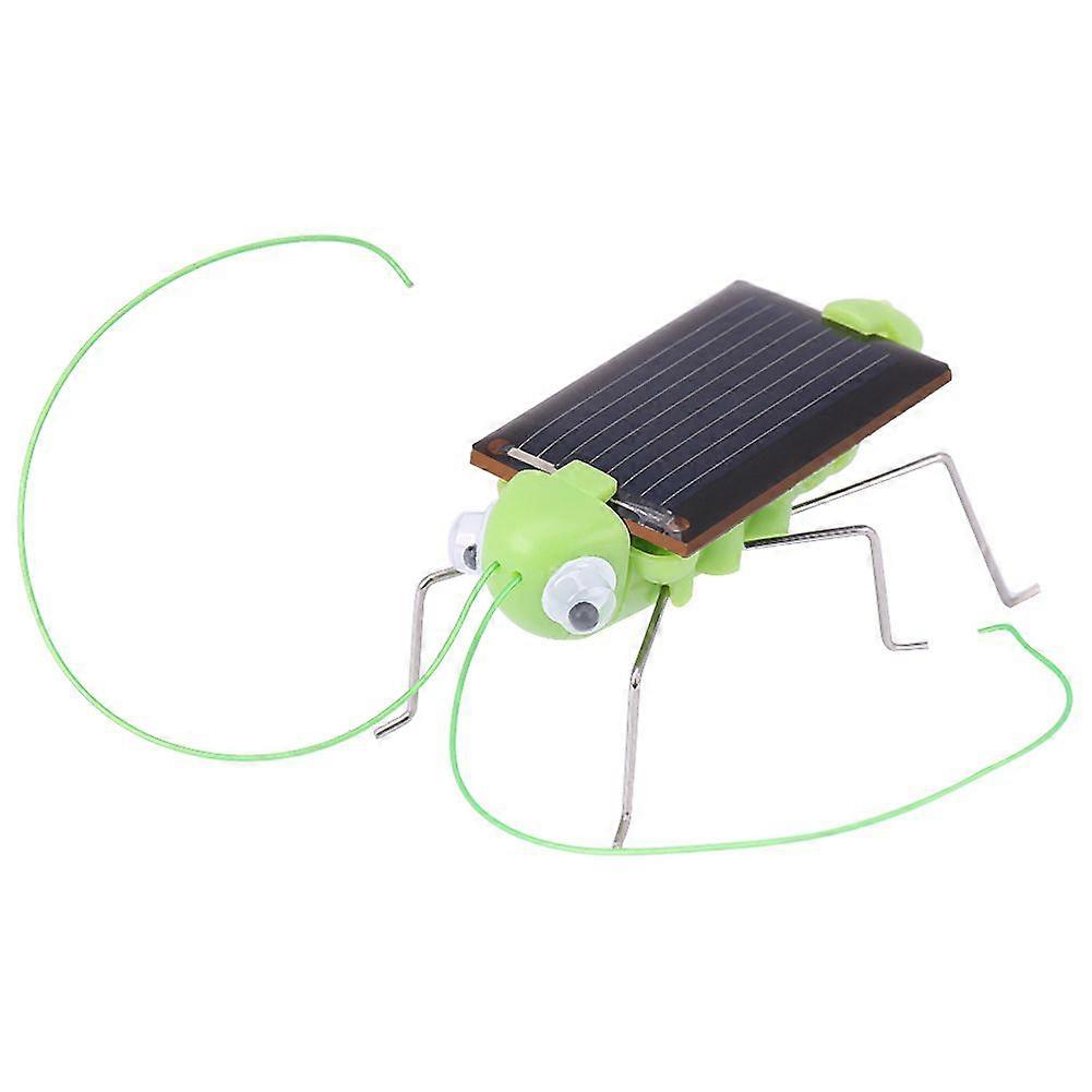 1Pc Mini Magic Solar Energy Powered Cockroach Educational Insect Kid Toy Gift Grasshopper