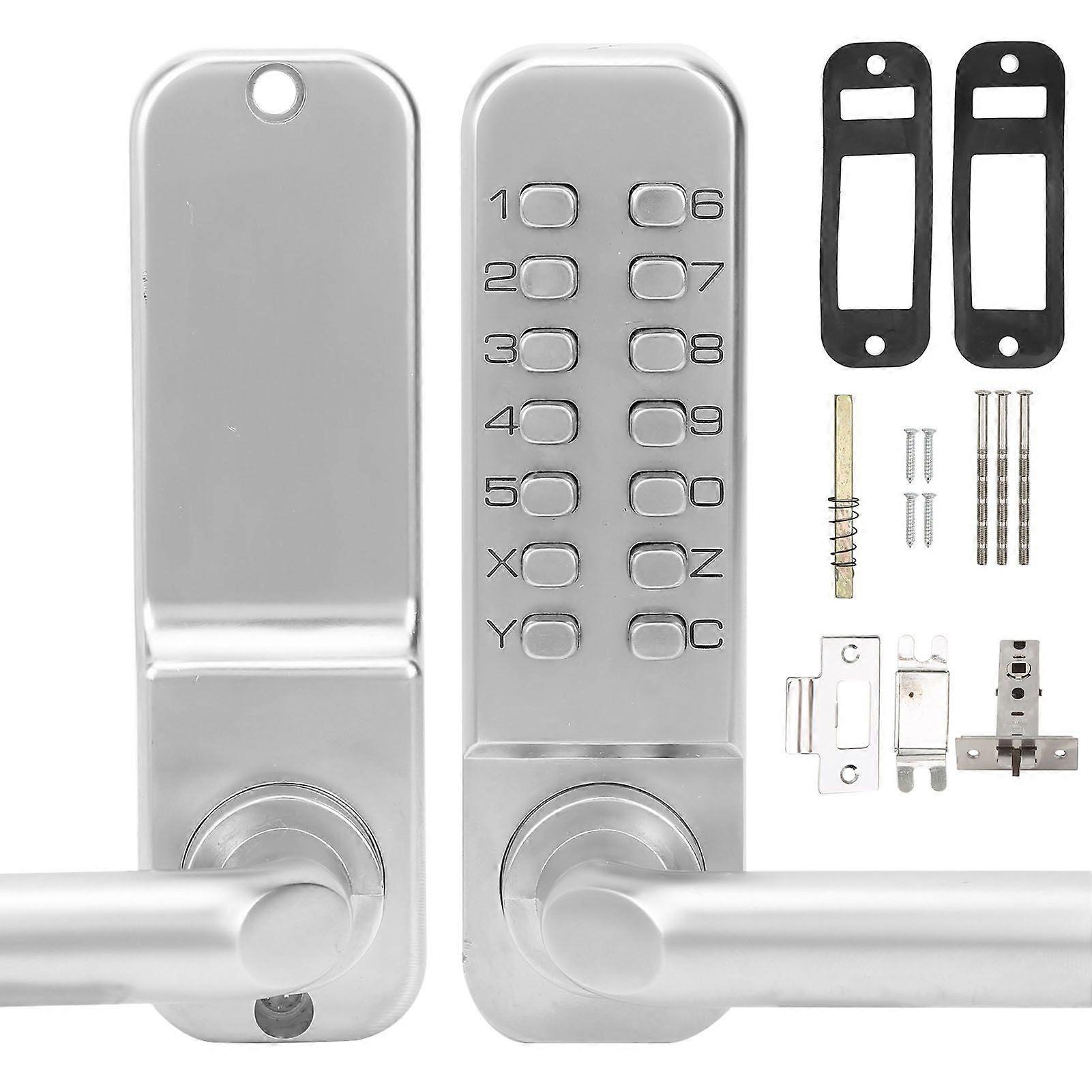 Smart Mechanical Door Lock Digital Password Entry NonPower AntiTheft Safety Home Access