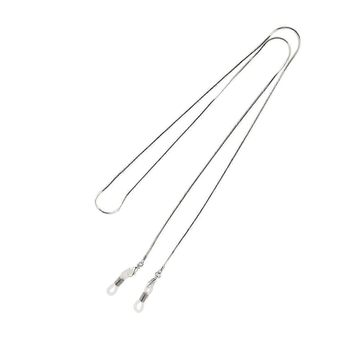 Silver Eyeglass Cord Eyeglass Holder for 3Pcs Copper Chain Accessory