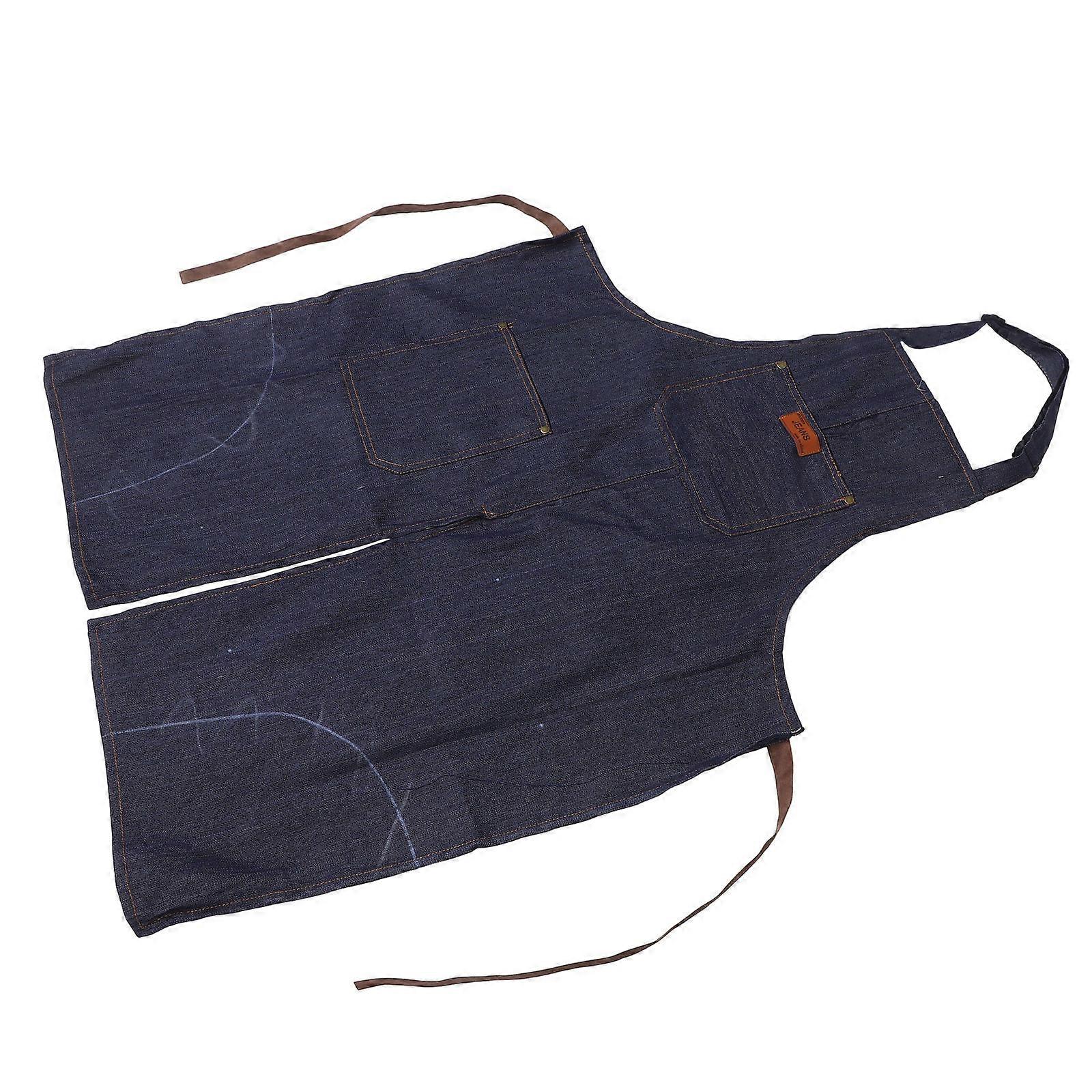 Pottery Apron Made of Denim for Creative Work