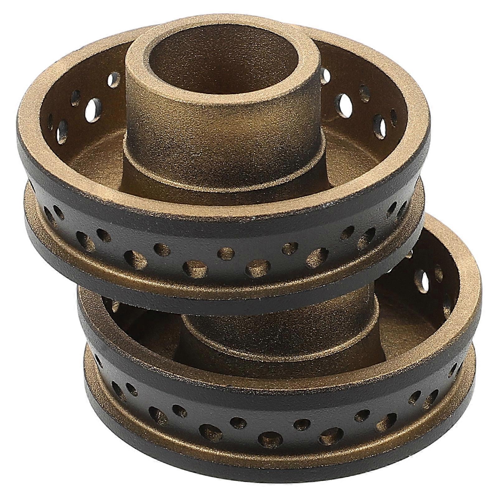 Gas Stove Burner Caps Metal for Control 4Pcs Set