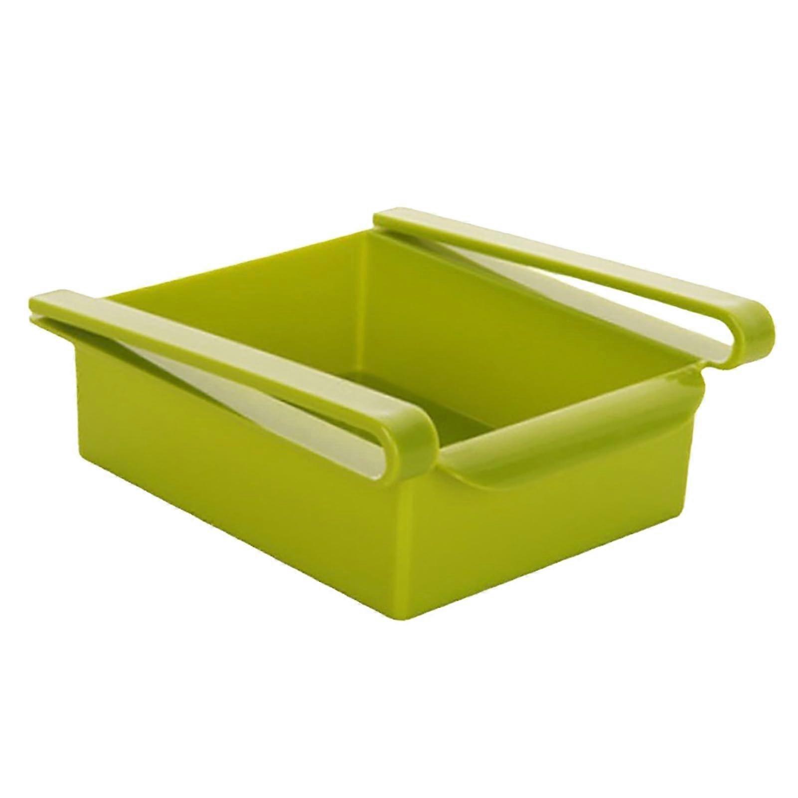 Refrigerator Hanging Drawer Storage Box Multifunctional Pull Out Organizer for Eggs, Vegetables, and Fruits