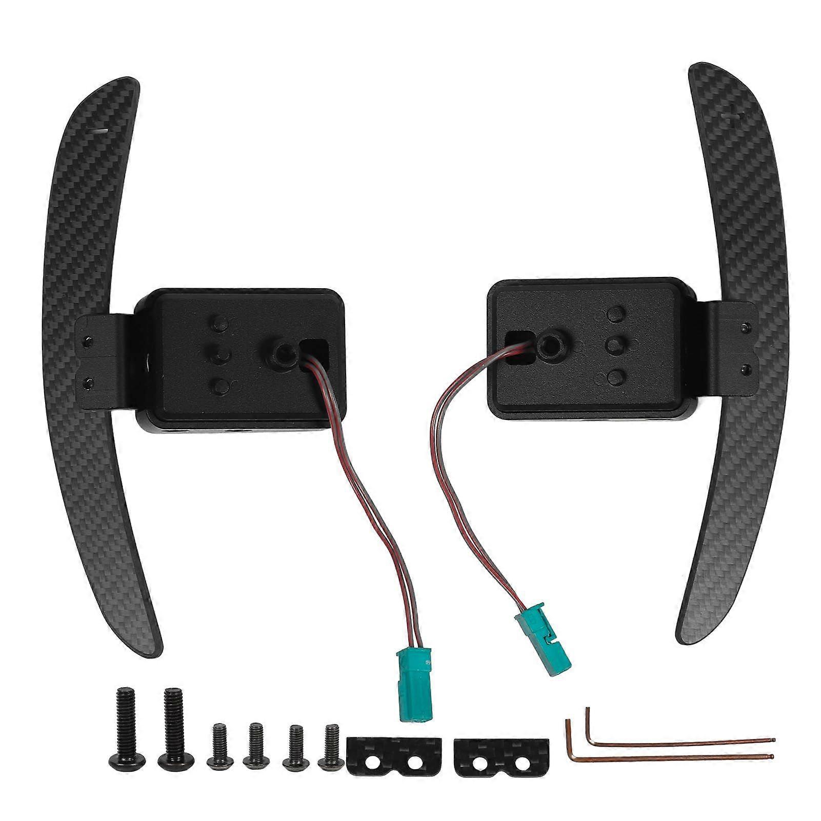 Magnetic Steering Wheel Shift Paddle Carbon Fiber Shift Extension Blade for 2 3 4 5 6 7 8 Series G42 G87 G20 G21 G80