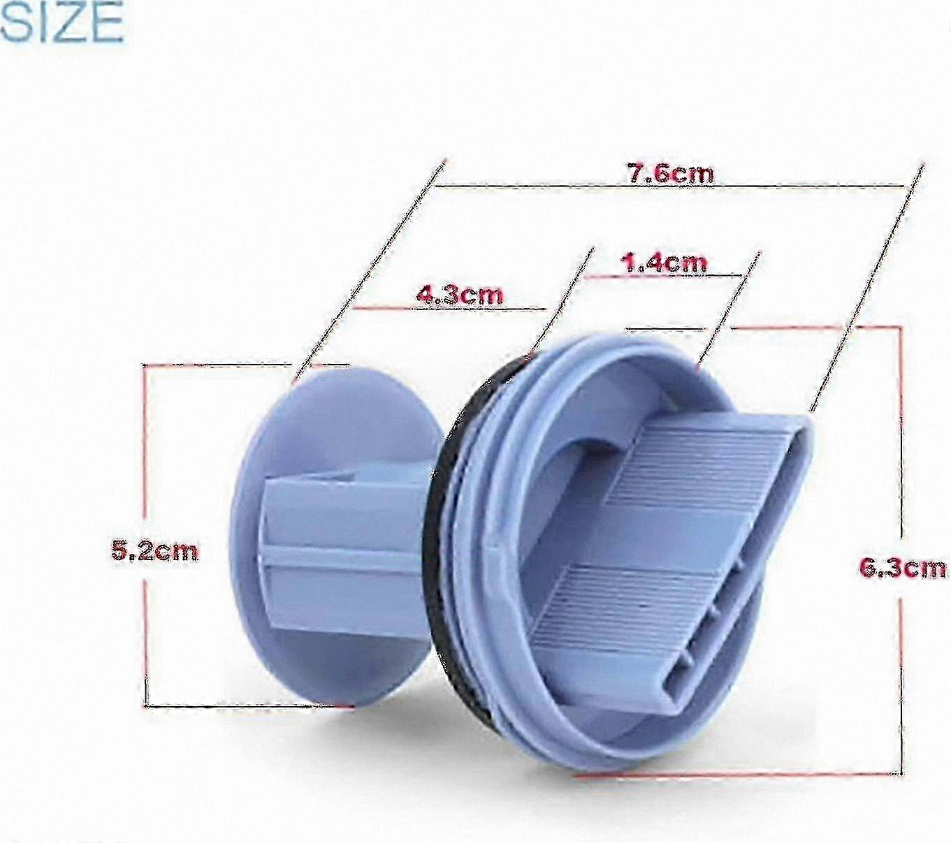 Universal Washing Machine Drain Plug Compatible with Multiple Washer Models