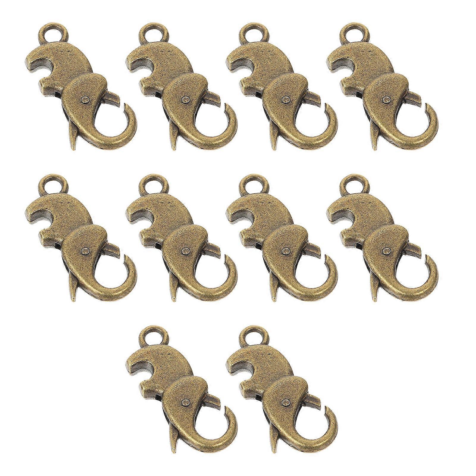 Jewelry Clasps Lobster Clasp for DIY Keychain Making 10Pcs Set