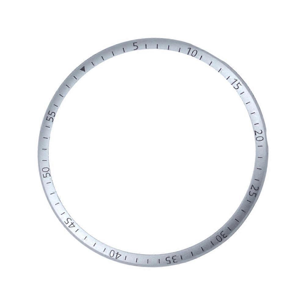 1Pcs Time Scale Watch Ring Dial Bezel for Active2 Silver