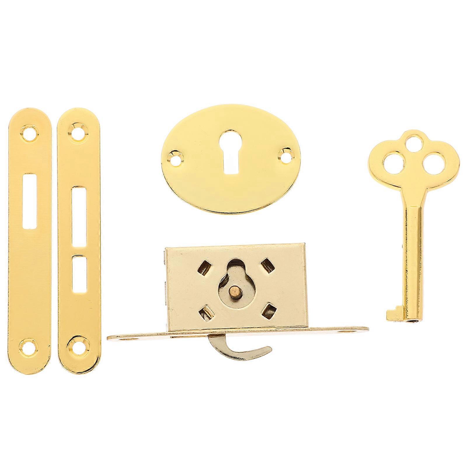 Confidentiality Protection Lock For Cabinets And Jewelry Boxes 2 Sets Easy Installation For Storage Security