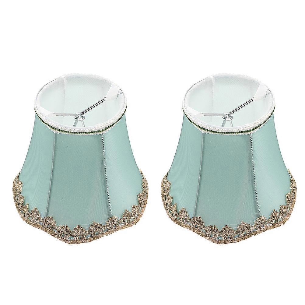 Cloth Lamp Shades For Table Lamps Decorative Lighting Simple Style Home Owners 5.1×5.1×4.7in Protect Lamp 2Set
