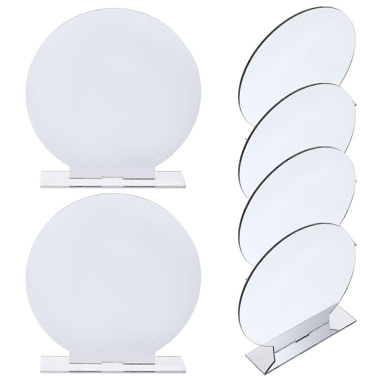 Silver Acrylic Table Number Sign For Party And Wedding Occasions 4.7X4.7In Safe And Convenient Reusable 30Sets