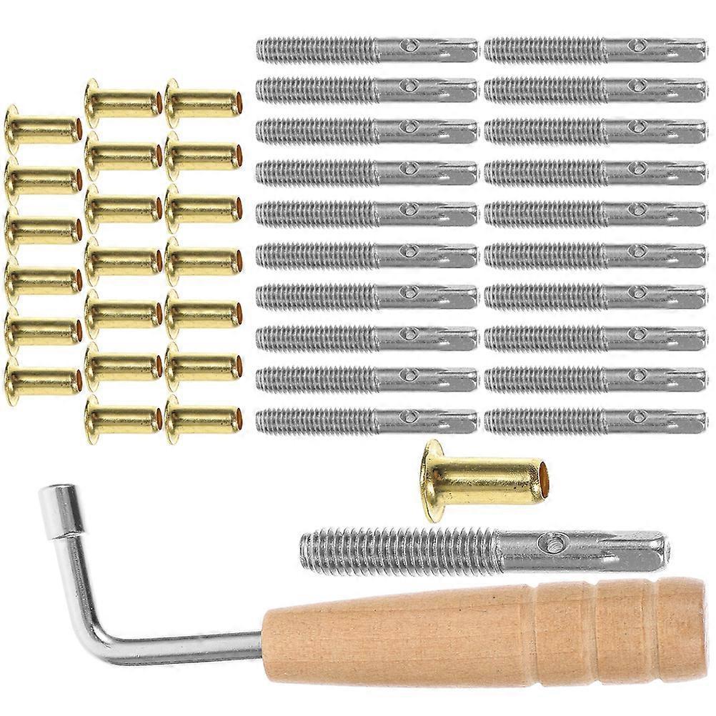 Lyre Harp Tuning Pin Set for Dulcimer 2Sets Harp Replacement Tool