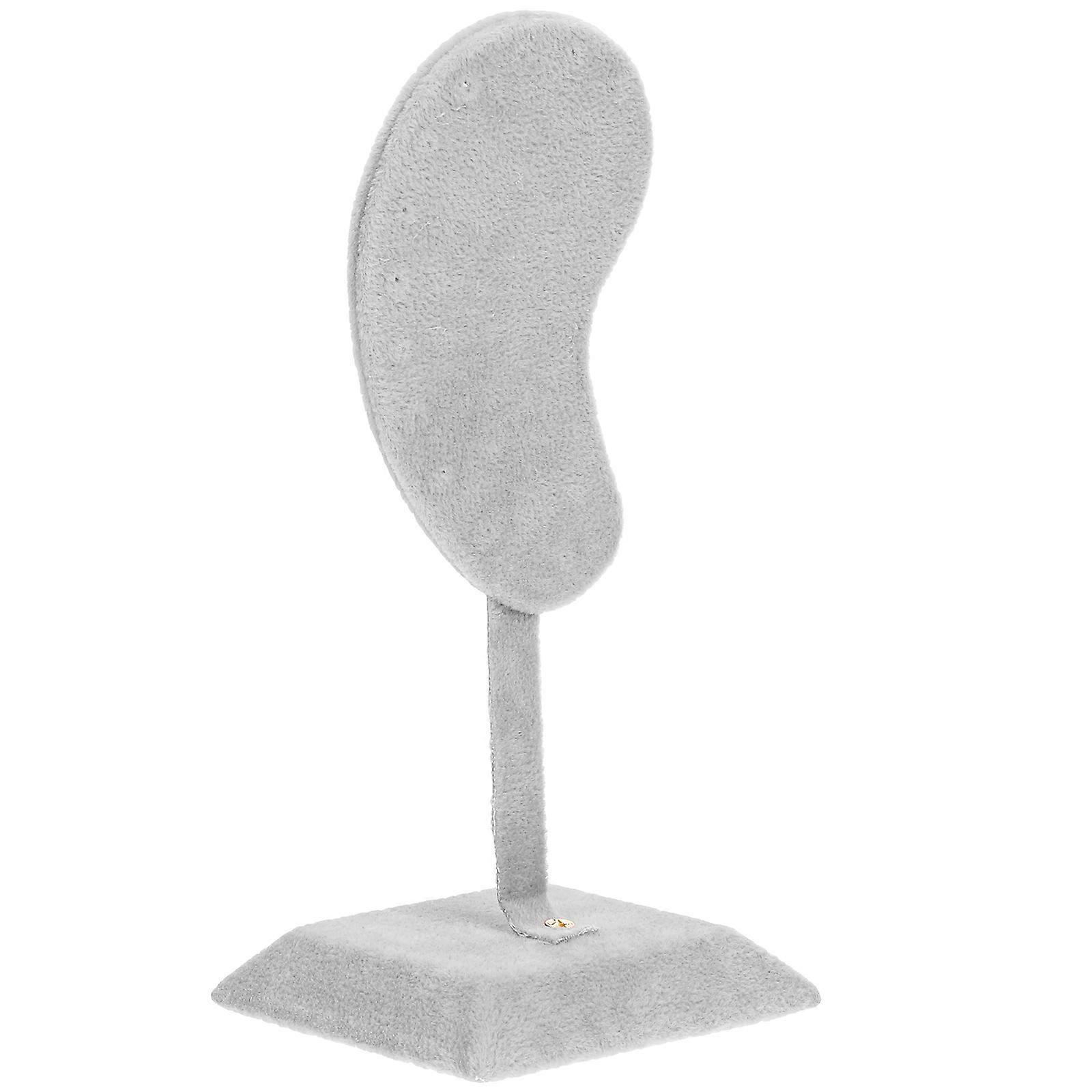 Earrings Display Stand Ear Shape Earring Holder Direct Broadcasting Room 1Pcs Grey