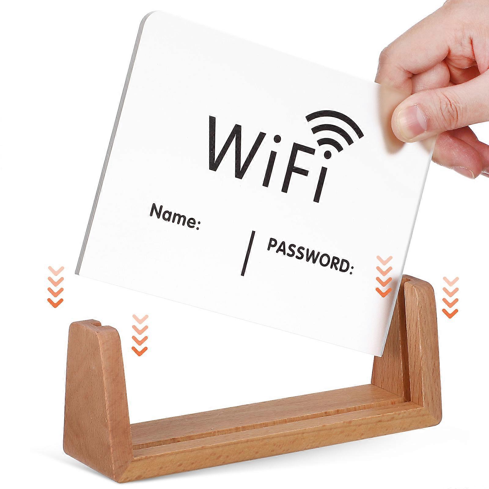 Password Display Sign For Retail Stores Entrepreneurs Professional Appearance 16.00X12.00X4.70CM 1 Set