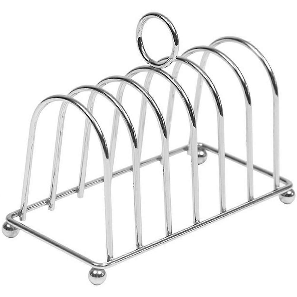 Stainless Steel Toast Rack For Kitchen And Dining Table With Elegant Arc Shape For Breakfast And Parties 3Pcs