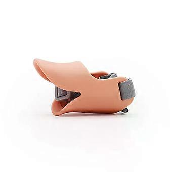 Portable dog silicone mouth cover pet duckbill cover prevent bite and yelling and accidentally eating dog walking mask