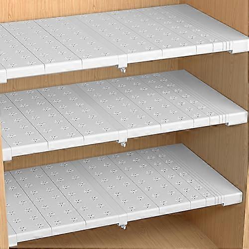 Expandable Metal Storage Shelf Telescopic Closet Divider For Kitchen And Bathroom Space Saving Organizer Fridge Cabinets 71 To 92 Cm 42 Cm