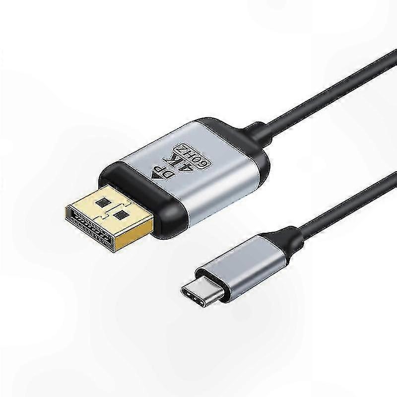 4K 60Hz DisplayPort Cable, USB-C to DP Adapter, Thunderbolt 3 Compatible Connection for Monitors
