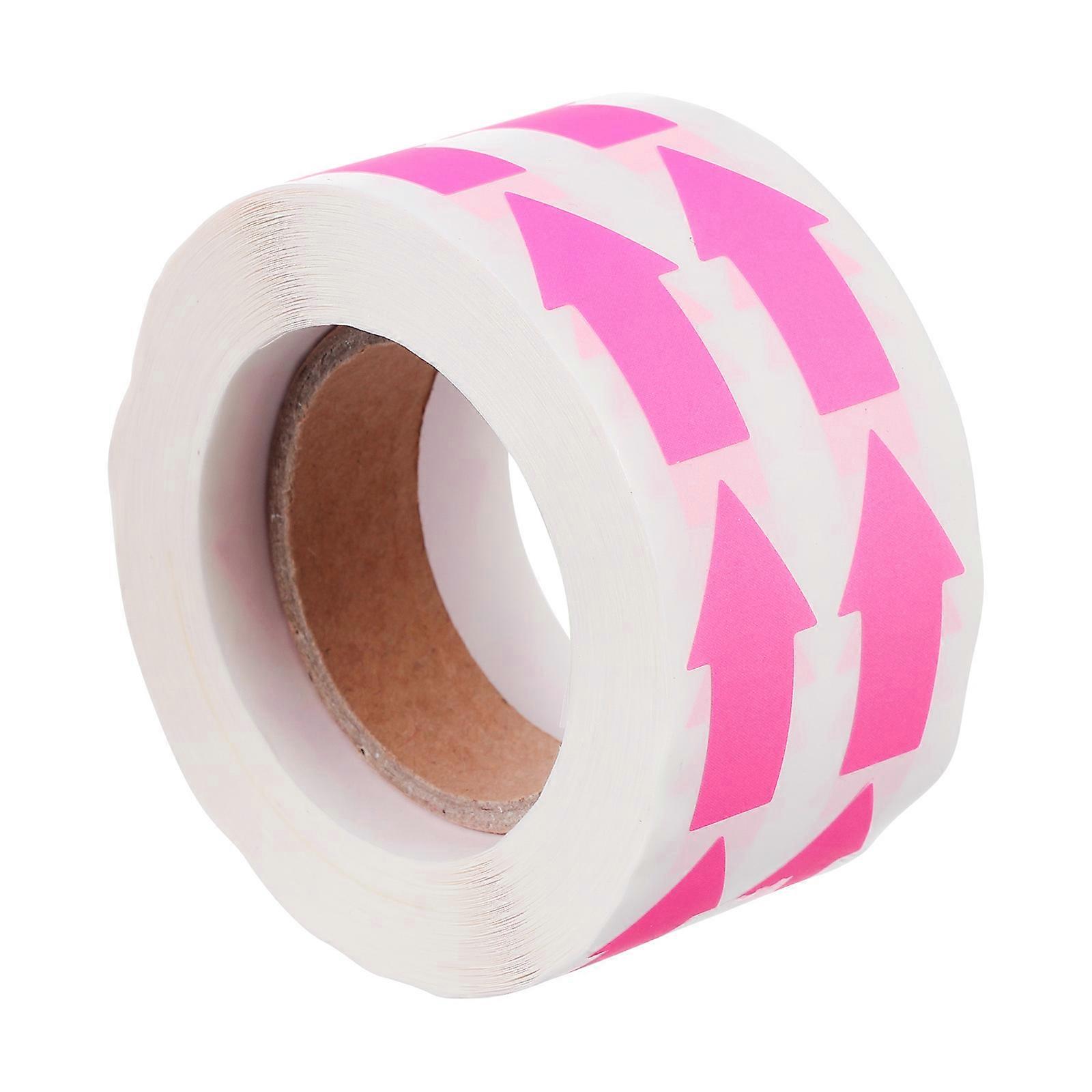 Fluorescent Color Label Stickers for Decoration 1 Roll of Arrow Stickers