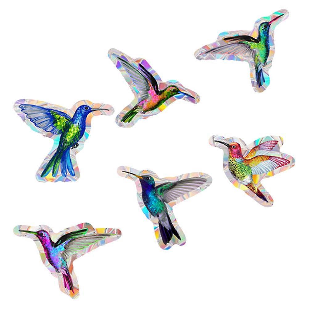 Static Cling Bird Sticker 2 Sets Suitable For Homeowners Creating Colorful Rainbow Effect On Glass Windows 40X30CM