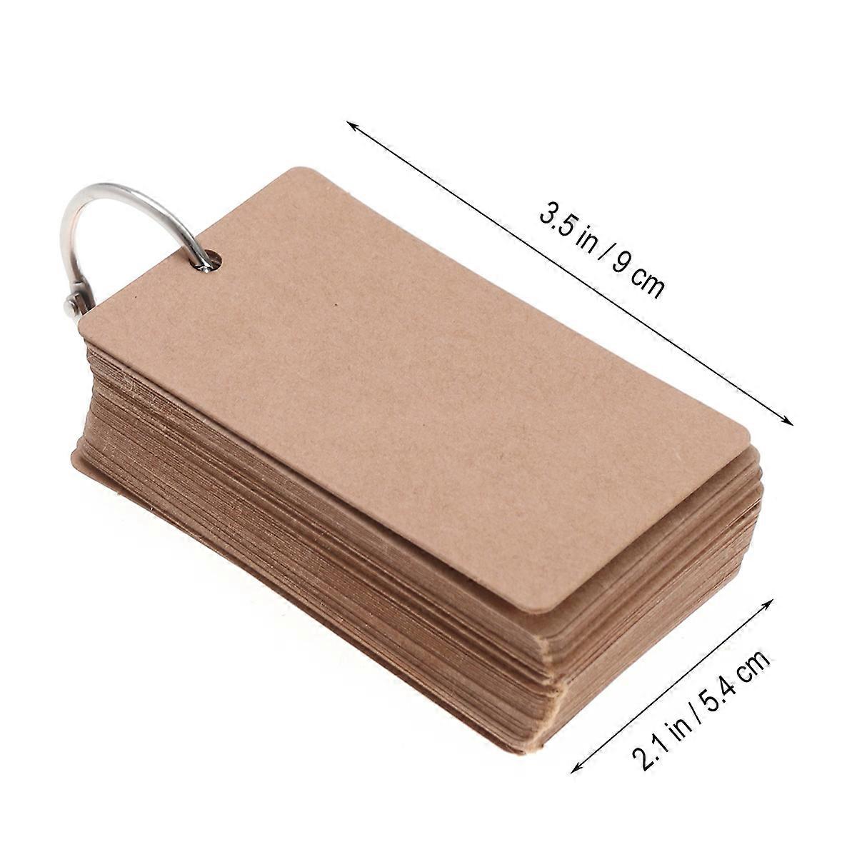 Kraft Paper Bookmark Diy Bookmark Rectangular Shape For Craft Enthusiasts Office Use 50Pack