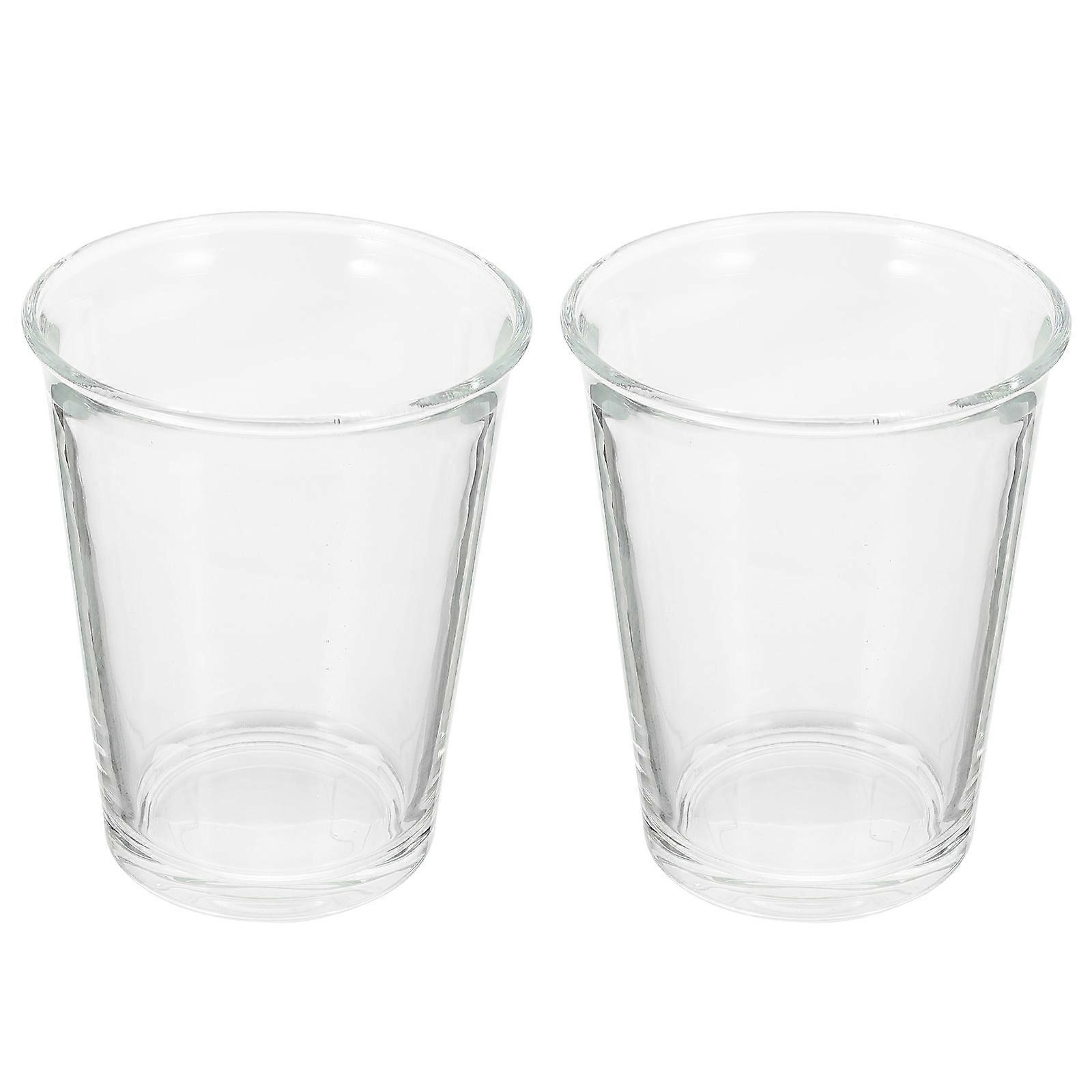 Glass Coffee Mug Set for Home Use with 6Pcs Clear Coffee Cups