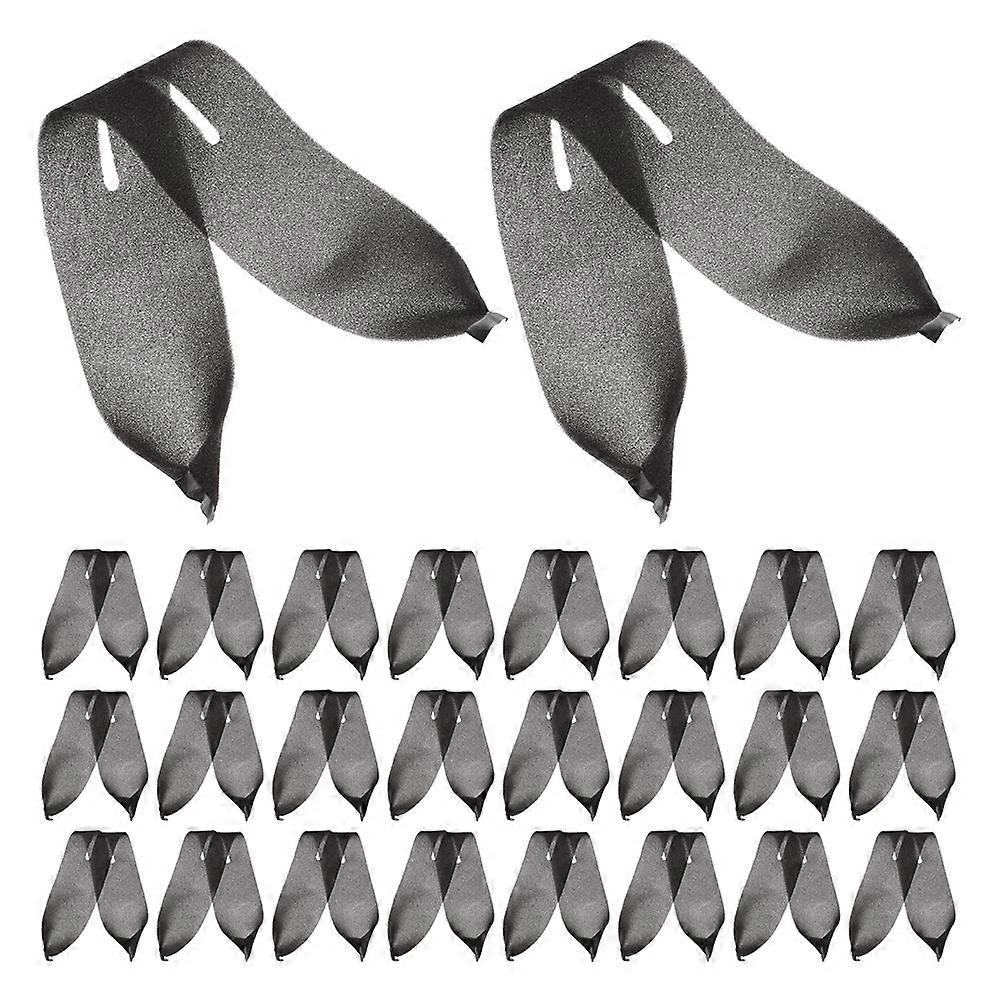 Protective Foam Hanger Shoulder Pads for Clothes 90Pcs Black