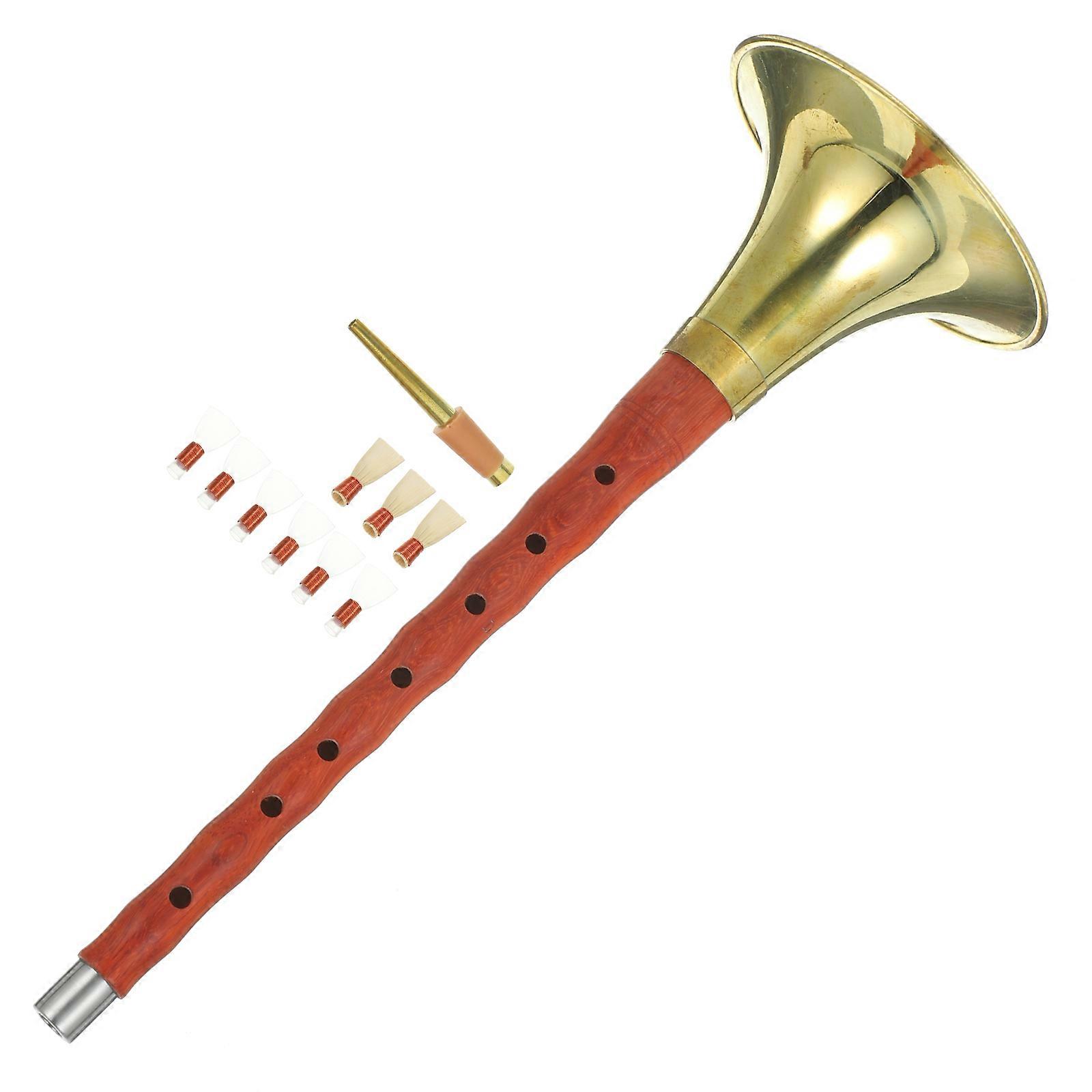 Red Sandalwood Suona Professional Wind Instrument for Beginners 1Set