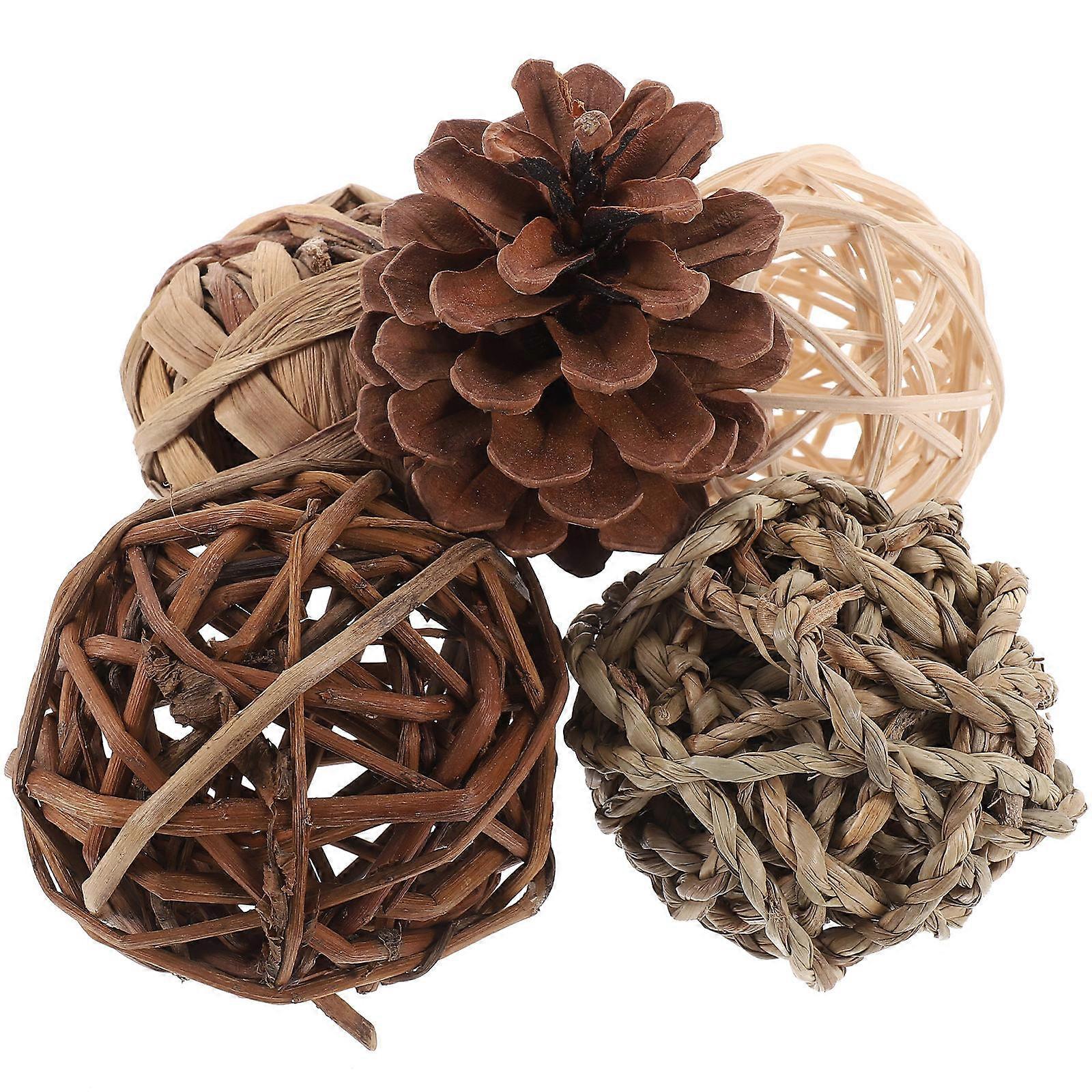 Guinea Pig Molar Toy Rabbit Chewing Balls for Playing 10Pcs Pack