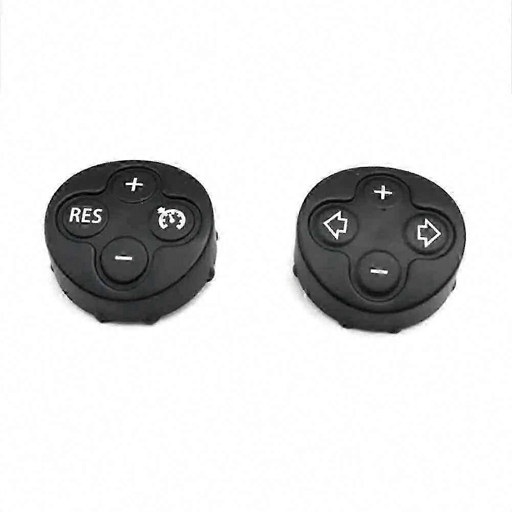 2Pcs Steering Wheel Volume & Cruise Control Button Cover for  MINI Cooper