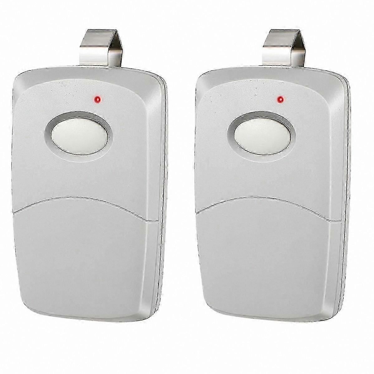 2 Pack Universal Gate Door Opener Remote Control, 10 Dip Switch Compatible with 300Mhz Systems