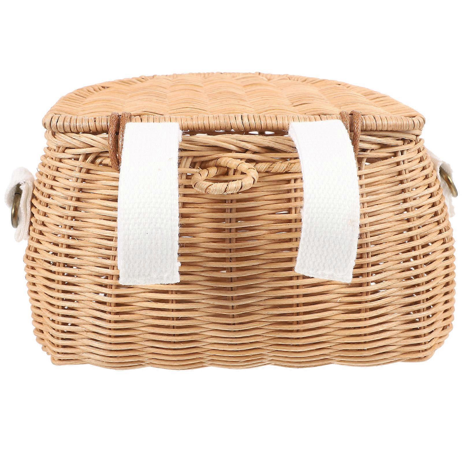 Cute Kids Bike Basket Front Mounting Accessory For Bicycle Use Simple Design Durable 1Pc