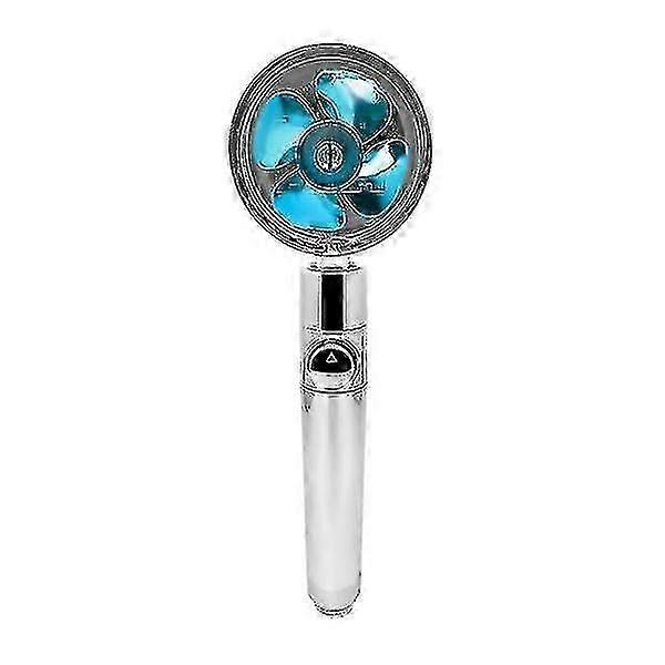 Handbrause mit Turbolader, Duschköpfe mit Propellerantrieb, Hochdruckwassereinsparung