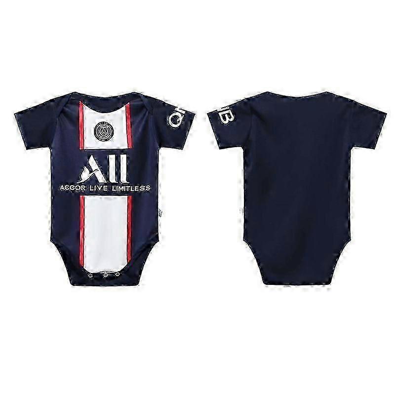 2022-2023ユニークな幼児ベビーサッカージャージー半袖ジャンプスーツ6-18ヶ月