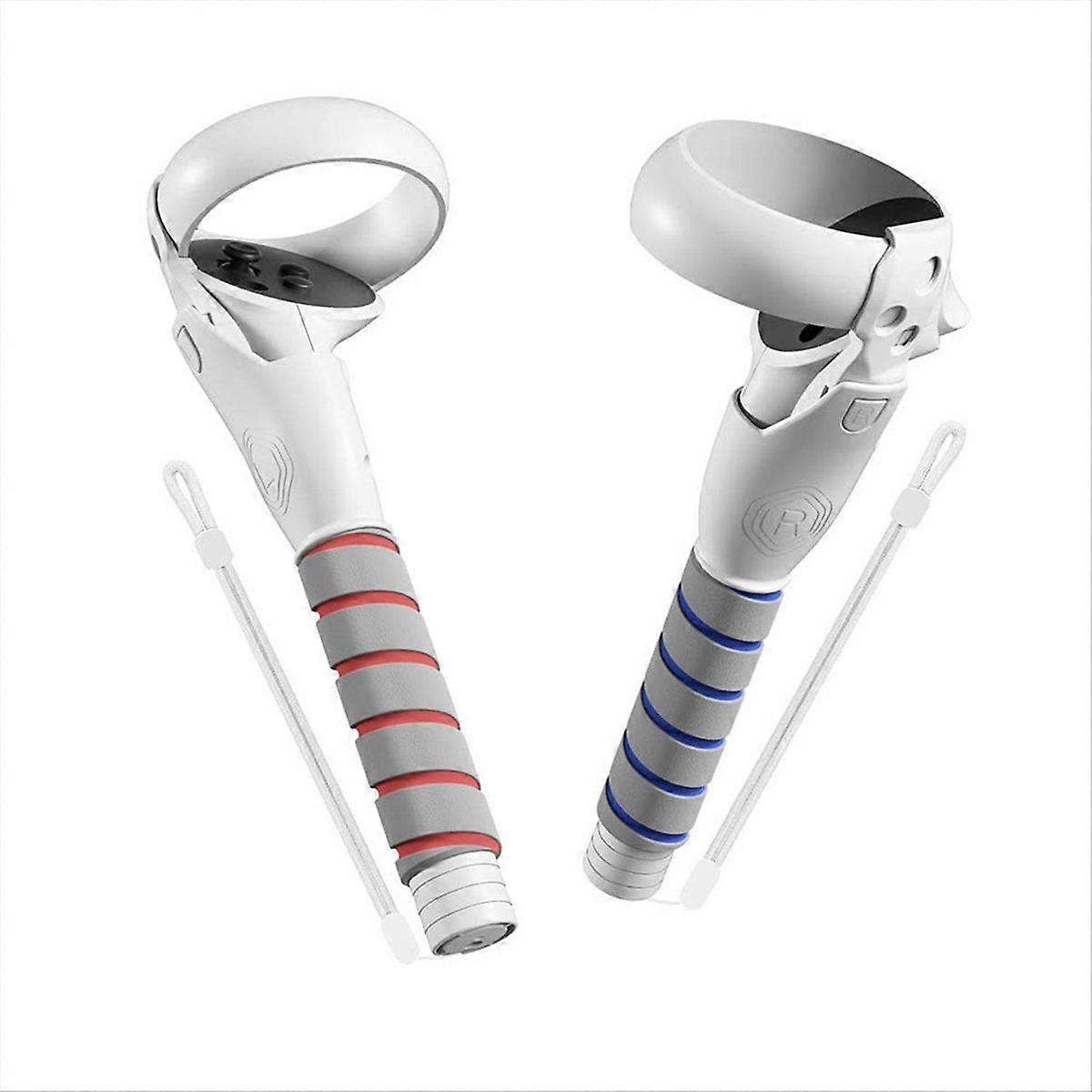 Handle Attachment for 2 Controller Accessories,for VR Tag Long Arms Grips, VR Game Experience A